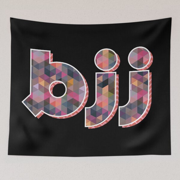 Item preview, BJJ - Geometric Letters designed and sold by Eye on the Blueline.