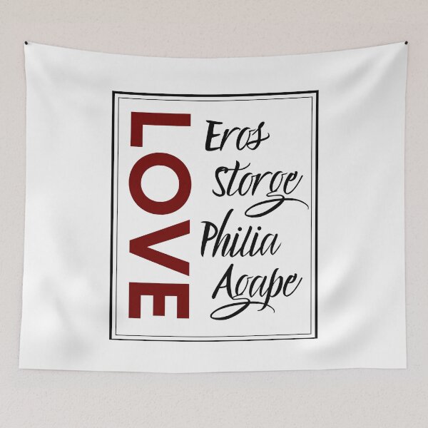 Item preview,  Four Types Of Love  designed and sold by DiverseMerch.