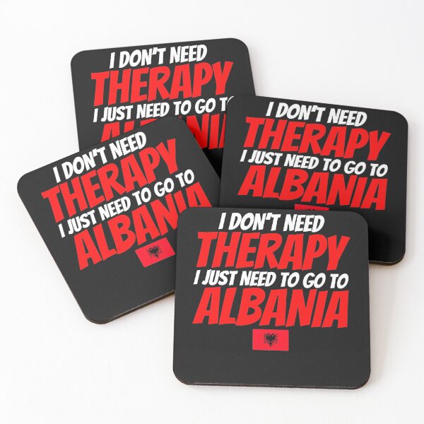 Item preview,  Albanian Pride I Don't Need Therapy I Just Need to Go to Albania. designed and sold by obedtheartist.