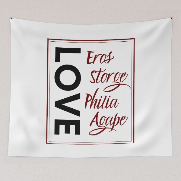 Item preview,  Four Types Of Love  designed and sold by DiverseMerch.
