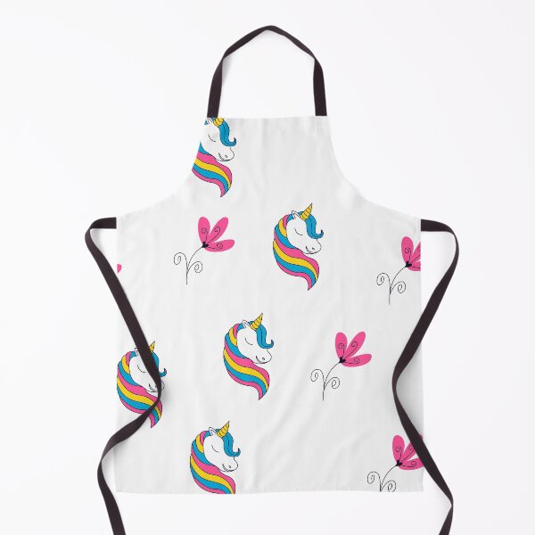 Item preview, Unicorns and Flowers Floral Pattern design for apparel and beddings designed and sold by Sunnyhova.