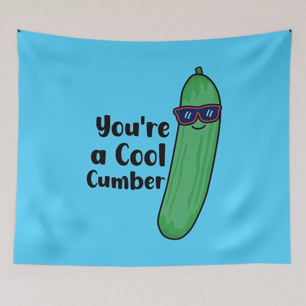Item preview, You're a Cool Cumber - Funny Cucumber designed and sold by keeleypost.
