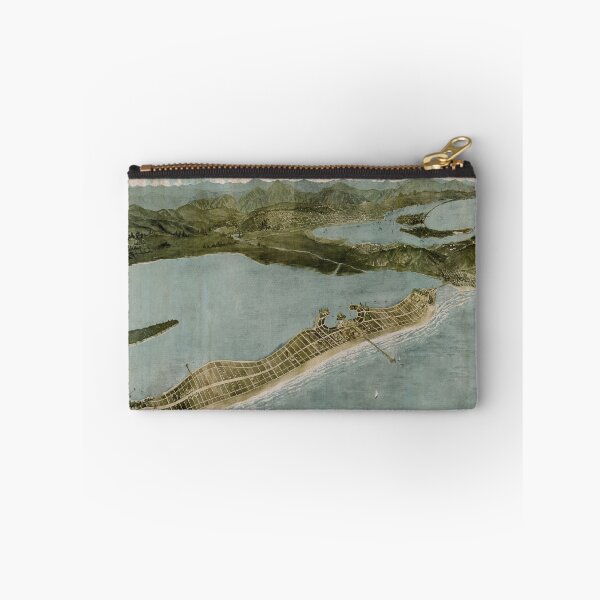 Item preview, Old Mission Beach CA Map (1915) Vintage San Diego California Coastal Neighborhood Atlas designed and sold by BravuraMedia.