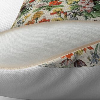 Alternate view of Adolphe Millot fleurs A Throw Pillow