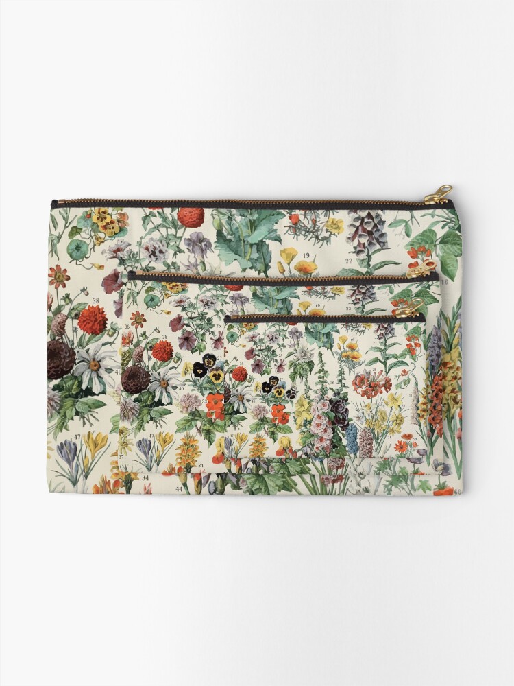 Alternate view of Adolphe Millot fleurs A Zipper Pouch