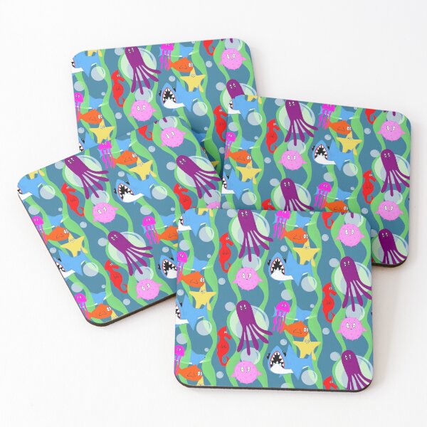 Item preview, Sea Life pattern designed and sold by Quick Brown Fox Canada.