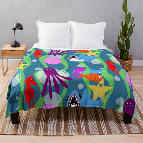Item preview, Sea Life pattern designed and sold by Quick Brown Fox Canada.