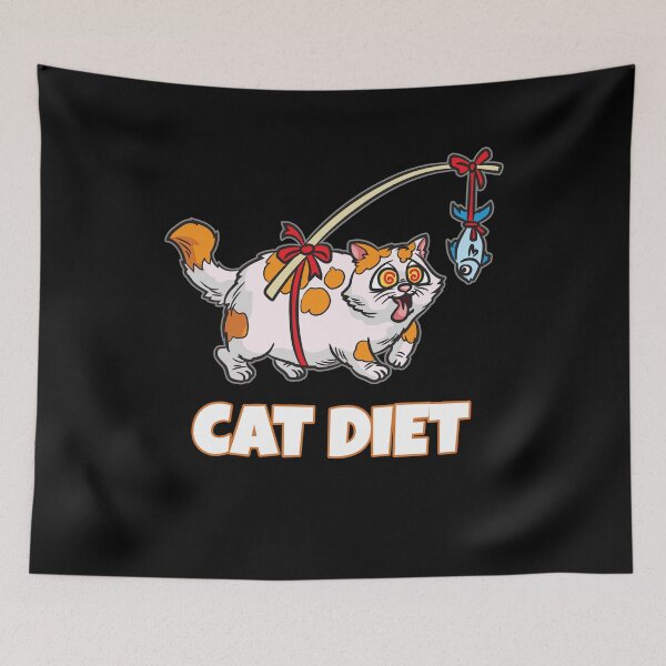 Item preview, Cat Diet Funny Female Cat Owner Comic designed and sold by Moonpie90.