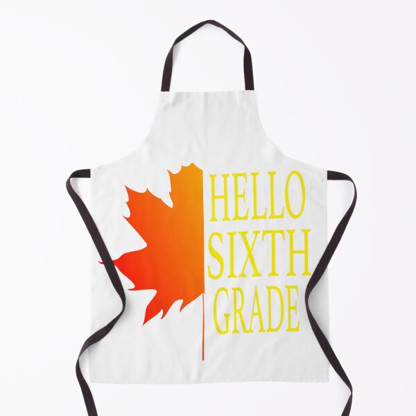 Item preview, HELLO Sixth Grade Leaf Graphic designed and sold by EdwardMonet.