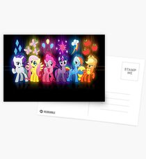 My Little Pony Neon Poster Postcards