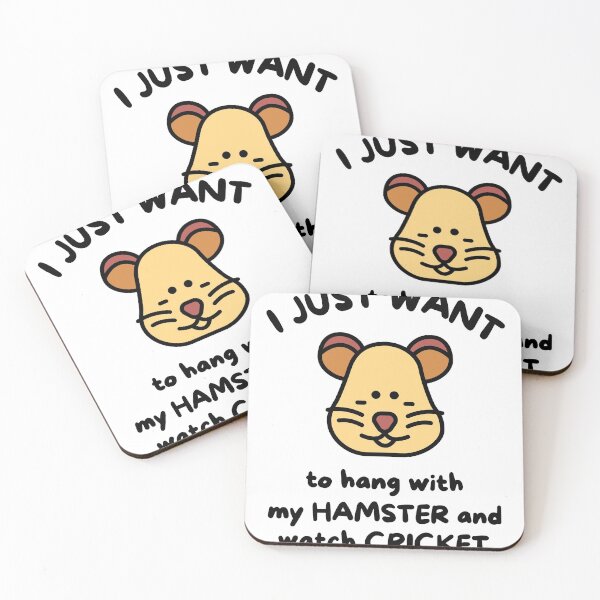 Item preview, I just want to hang with my hamster and watch cricket designed and sold by TheGreenGoat.