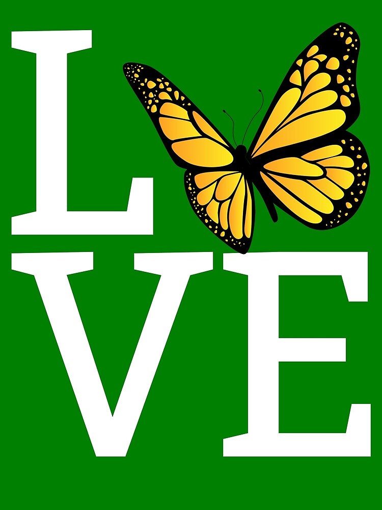 Thumbnail 3 von 3, Tuch, Love Butterfly Insect Nature Lover Gift Monarch Butterfly Gear designt und verkauft von DynamicDesign.