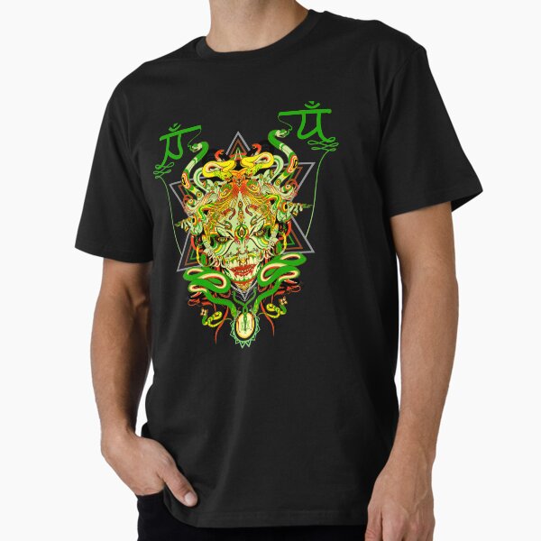( Green ) Heart Chakra Snake Goddess Premium T-Shirt