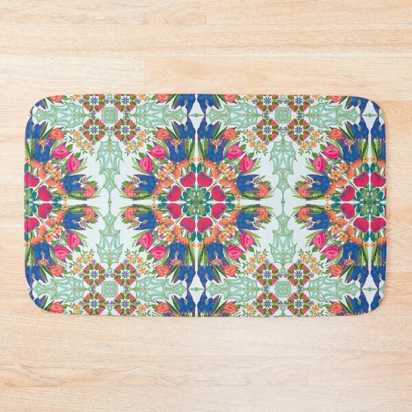 Item preview, Gouache Watercolor Floral Pattern on White designed and sold by ALEXIA SPEEKS.
