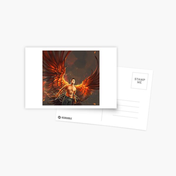 Item preview, Fire Wings Castiel designed and sold by Gio Guimaraes.