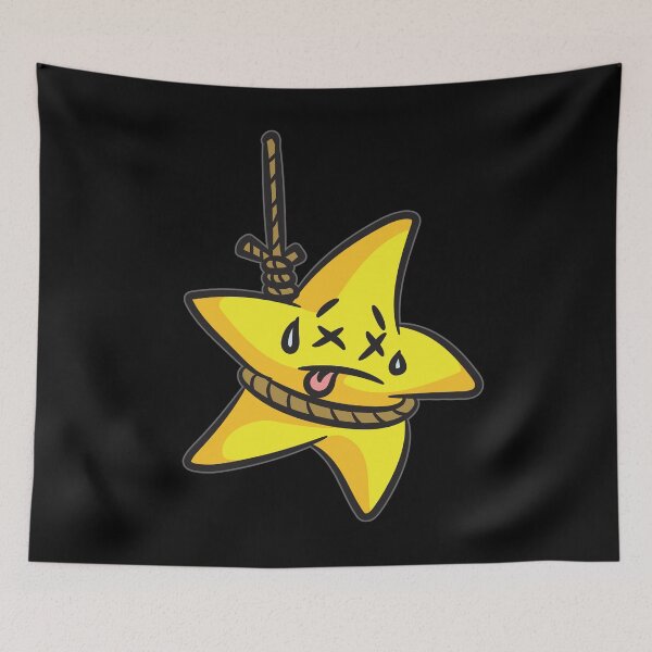 Item preview, Yellow Cartoon Star Rope Suicide Gamer Humor designed and sold by Moonpie90.