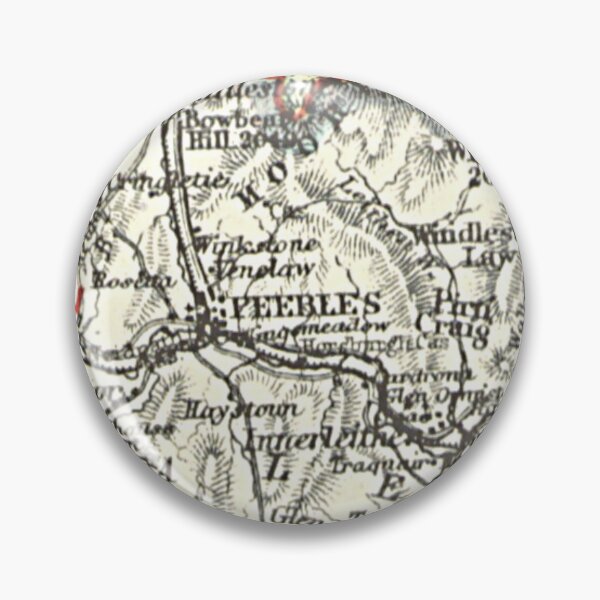 Item preview, PEEBLES & surrounding area map 1899 designed and sold by yourscotland.