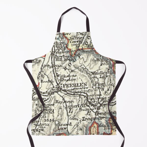 Item preview, PEEBLES & surrounding area map 1899 designed and sold by yourscotland.