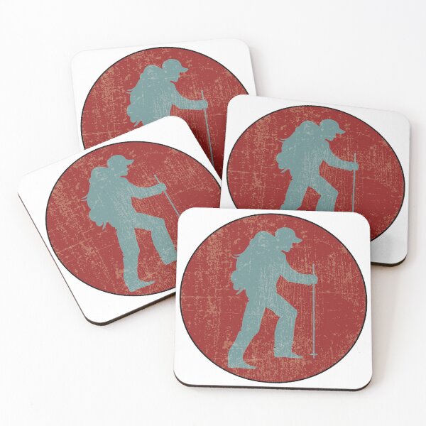 Item preview, Hiking Icon designed and sold by PeakButtons.
