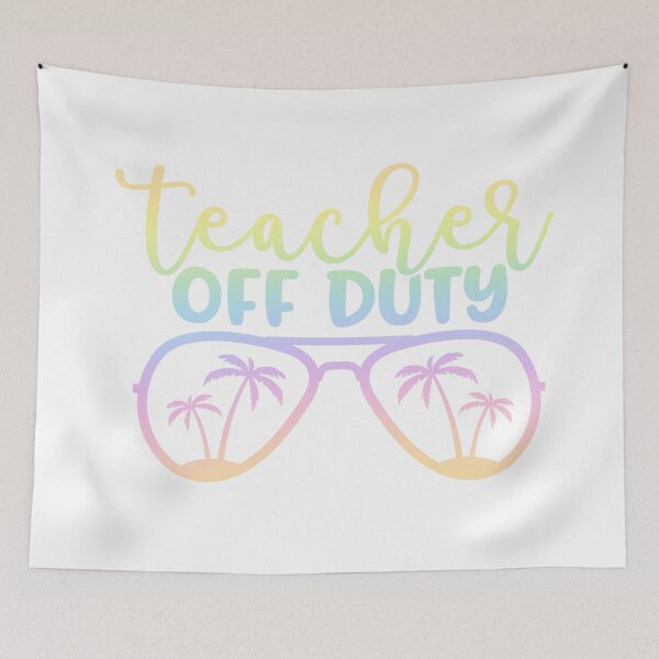 Item preview, Teacher off duty - funny teacher quote/gift  designed and sold by PickaSticka.
