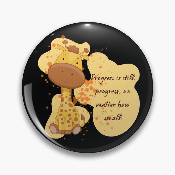 Item preview, Baby Giraffe Be the best version of you designed and sold by Imakeyouhappy.