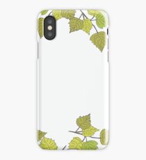Birch leaves iPhone Case