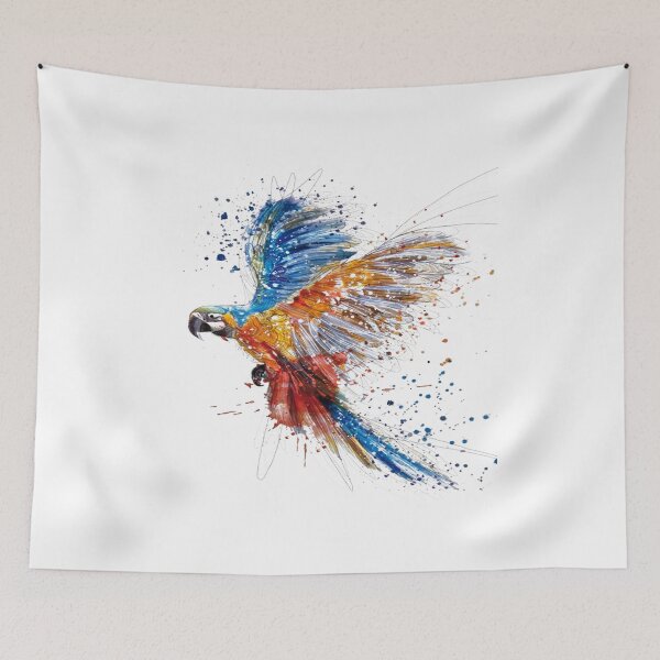 Item preview, Macaw Painting designed and sold by YI-Creations.