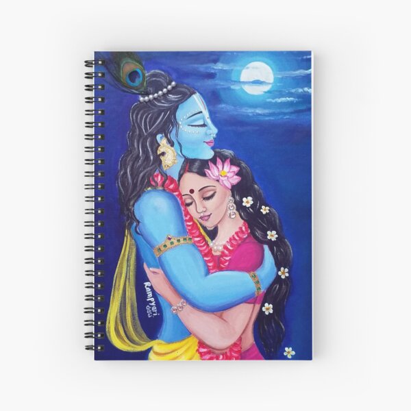 Radha Spiral Notebooks For Sale | Redbubble