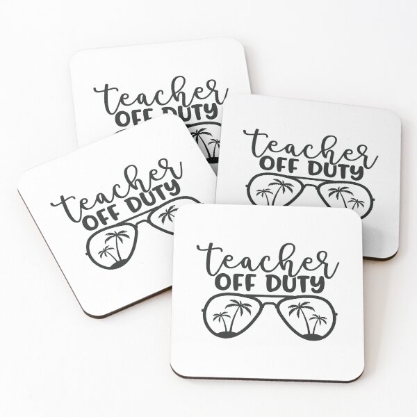 Item preview, Teacher off duty - funny teacher quote/gift  designed and sold by PickaSticka.
