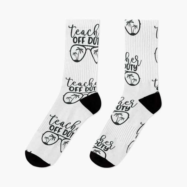 Item preview, Teacher off duty - funny teacher quote/gift  designed and sold by PickaSticka.