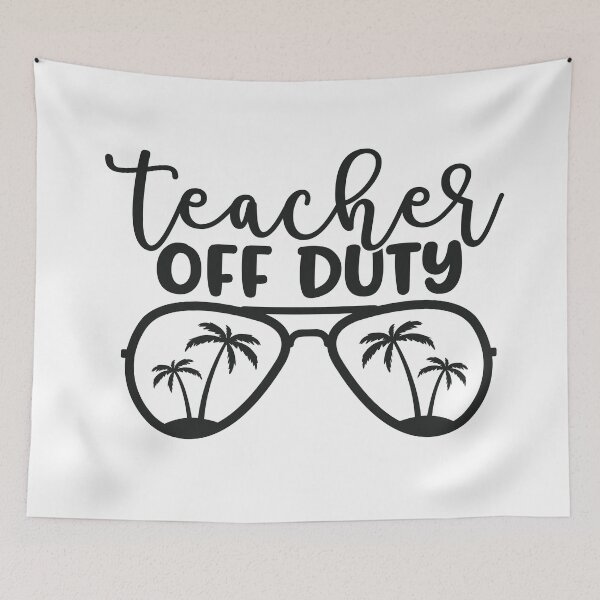 Item preview, Teacher off duty - funny teacher quote/gift  designed and sold by PickaSticka.