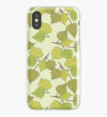 Birch leaves iPhone Case