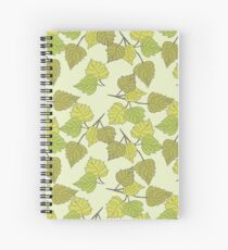 Birch leaves Spiral Notebook