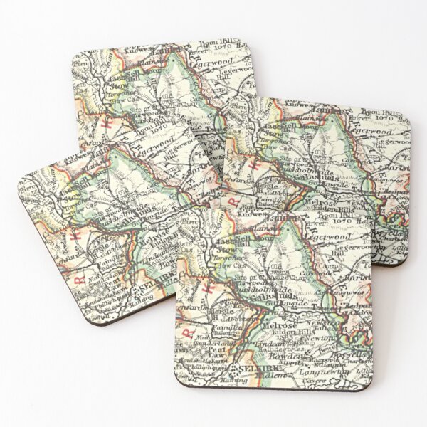 Item preview, GALASHIELS & surrounding area map 1899 designed and sold by yourscotland.