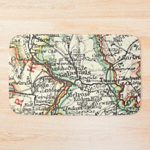Item preview, GALASHIELS & surrounding area map 1899 designed and sold by yourscotland.