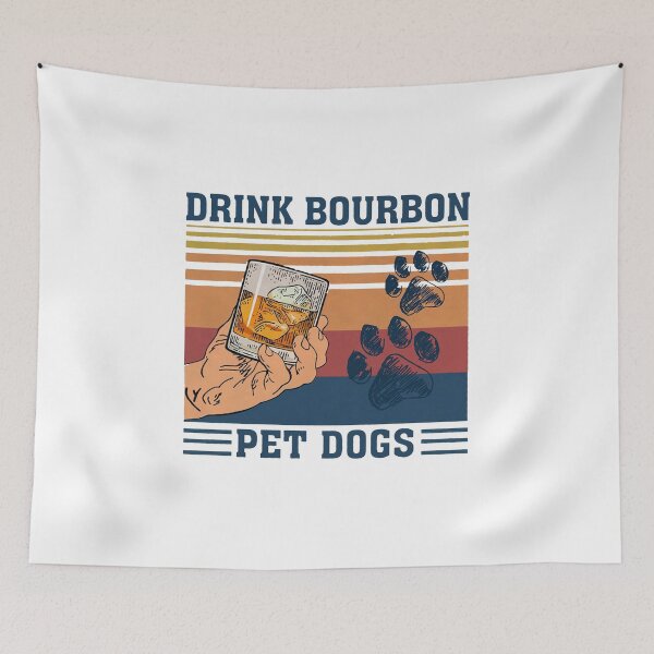Item preview, Drink Bourbon Pet Dogs Vintage designed and sold by GilmoPollard88.