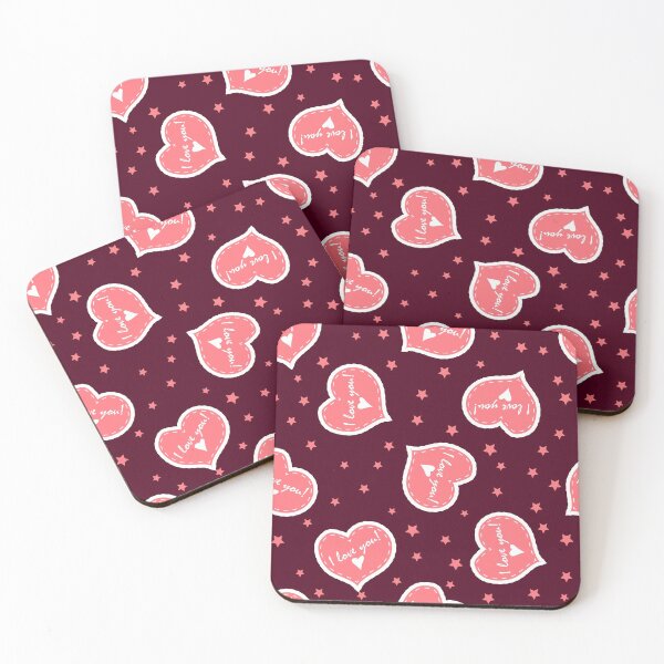 Item preview, Pink Hearts Pattern design for apparel and beddings designed and sold by Sunnyhova.