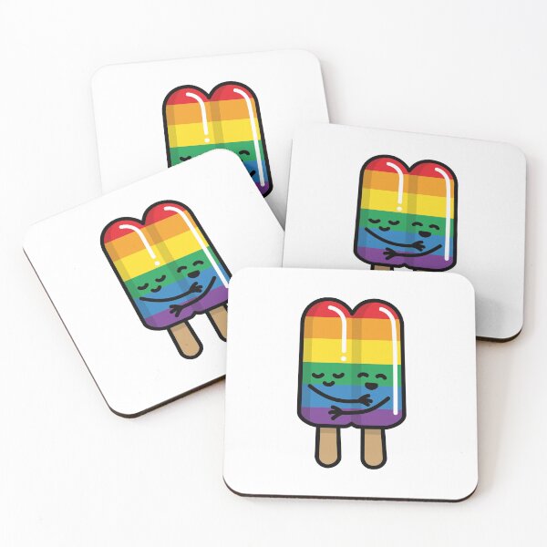 Item preview, Gay marriage popsicle Rainbow flag LGBT acceptance designed and sold by LaundryFactory.