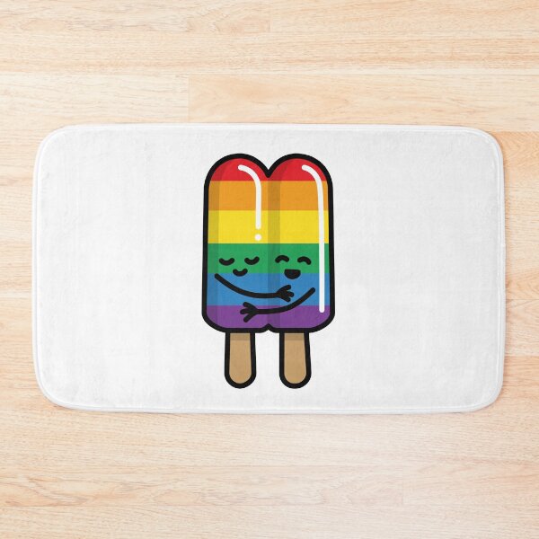Item preview, Gay marriage popsicle Rainbow flag LGBT acceptance designed and sold by LaundryFactory.