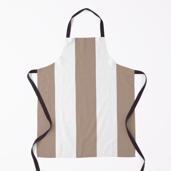 Item preview, Large TAUPE and WHITE Vertical STRIPES designed and sold by RachelMacht.