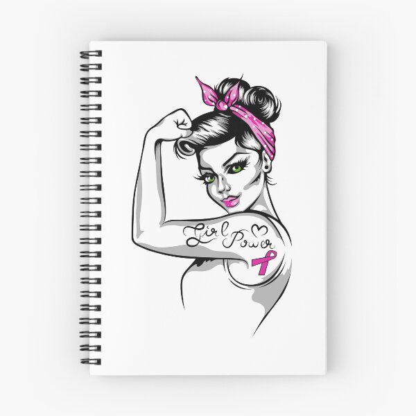 Item preview, Girl Power Fight We Can Do It Breast Cancer designed and sold by bluebadgez.