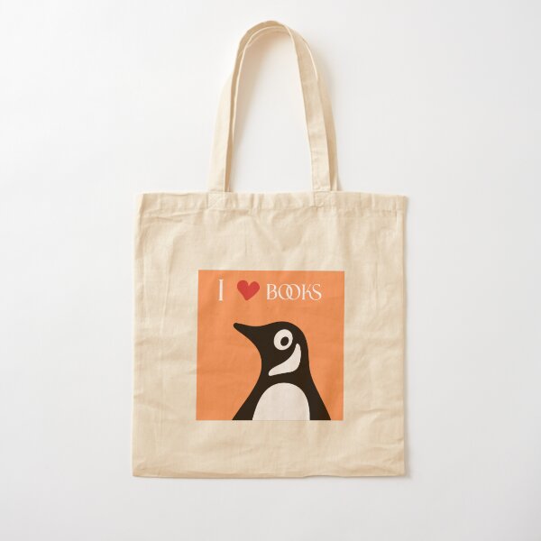 Vista previa del artículo con la obra « Penguin book bolsa», diseñado y vendido por anah-joy.