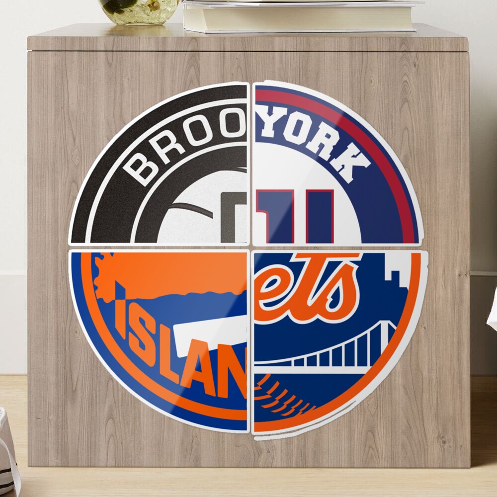 Jets Islanders Knicks and Mets New York Sports License Plate Art