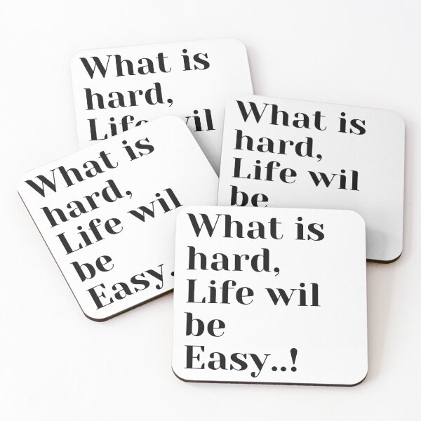 Item preview, Life is always easy / Motivation Quotes designed and sold by malithideas.