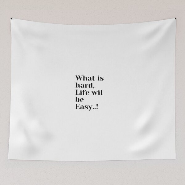 Item preview, Life is always easy / Motivation Quotes designed and sold by malithideas.