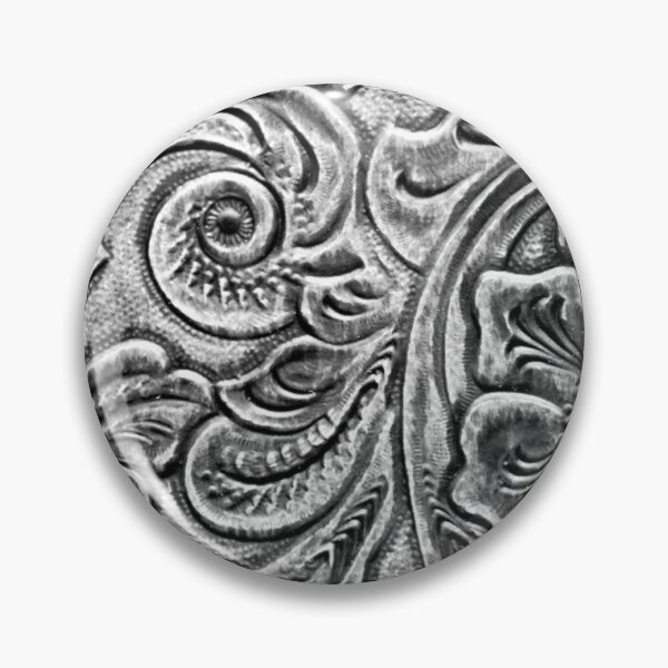 Item preview, Gray Western Floral Scrollwork Design designed and sold by RandP Walriven.