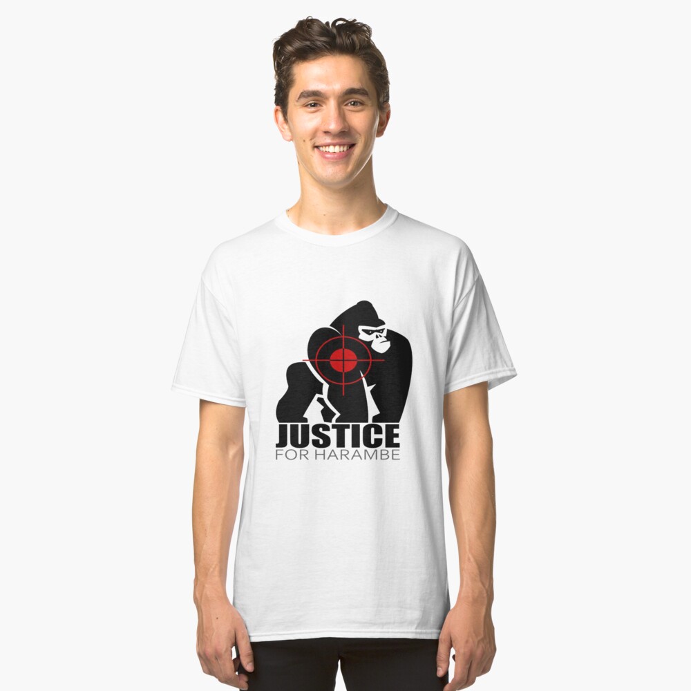 Justice For Harambe Classic T-Shirt Front