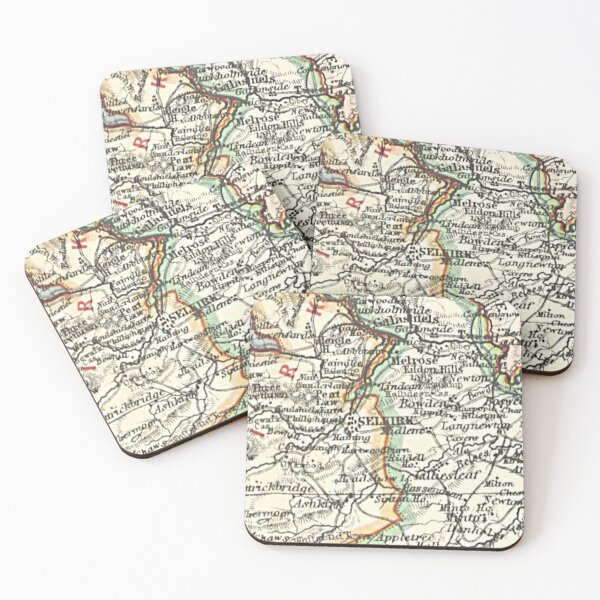 Item preview, SELKIRK & surrounding area map 1899 designed and sold by yourscotland.