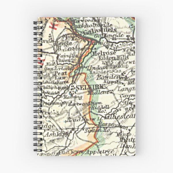 Item preview, SELKIRK & surrounding area map 1899 designed and sold by yourscotland.