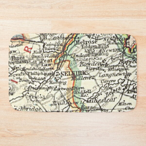 Item preview, SELKIRK & surrounding area map 1899 designed and sold by yourscotland.